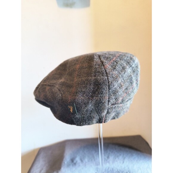 Mucros Weavers Killarney Ireland Wool Quilted Cap One Size Men's Plaid Hat - Picture 6 of 9